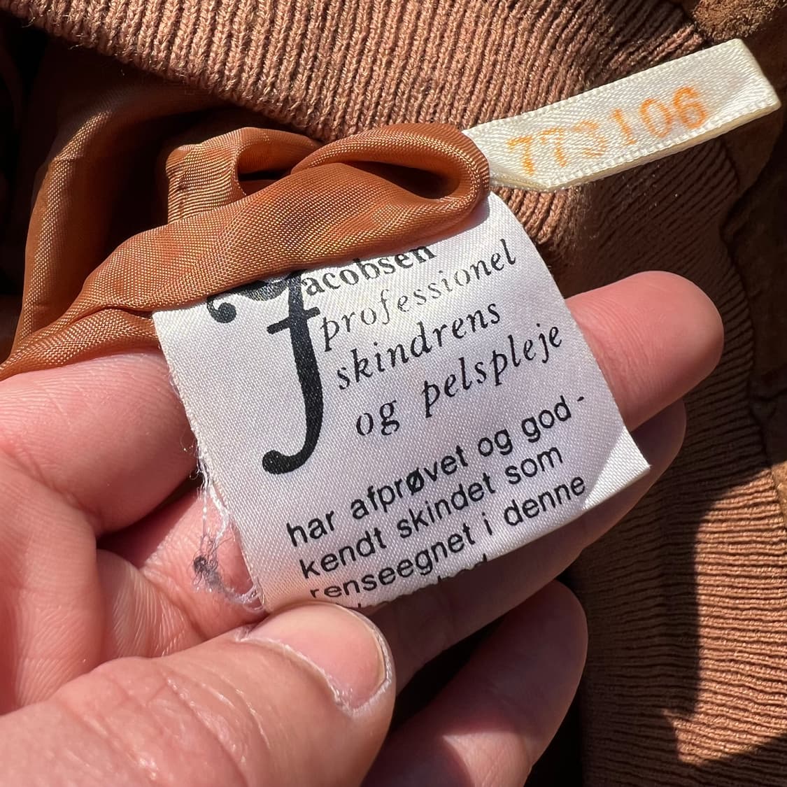 덴마크 빈티지 돈피 스웨이드 봄버 자켓 상품이미지8