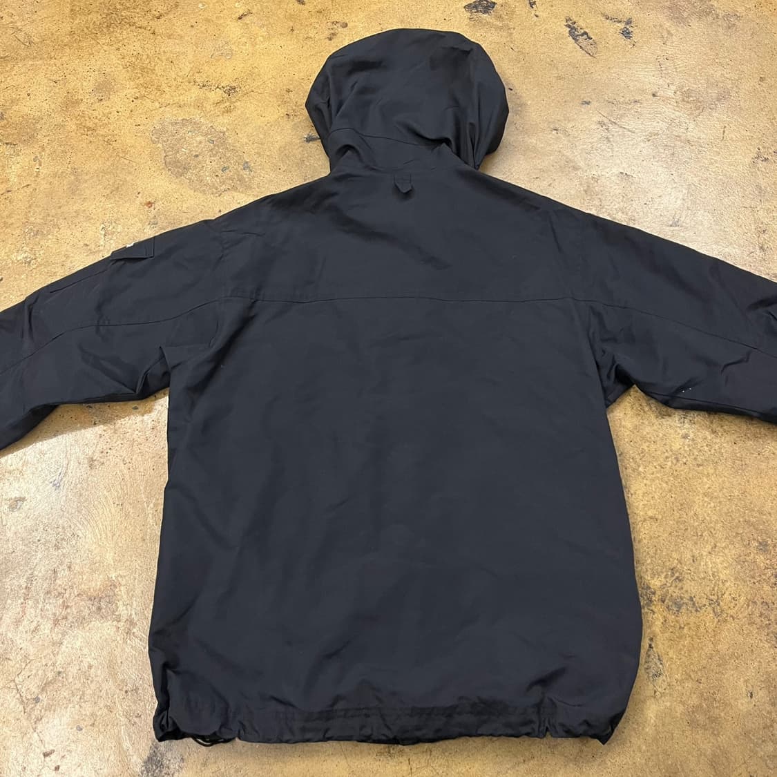[정품/90] 노스페이스 블랙 바람막이 후드 자켓 b16 상품이미지4