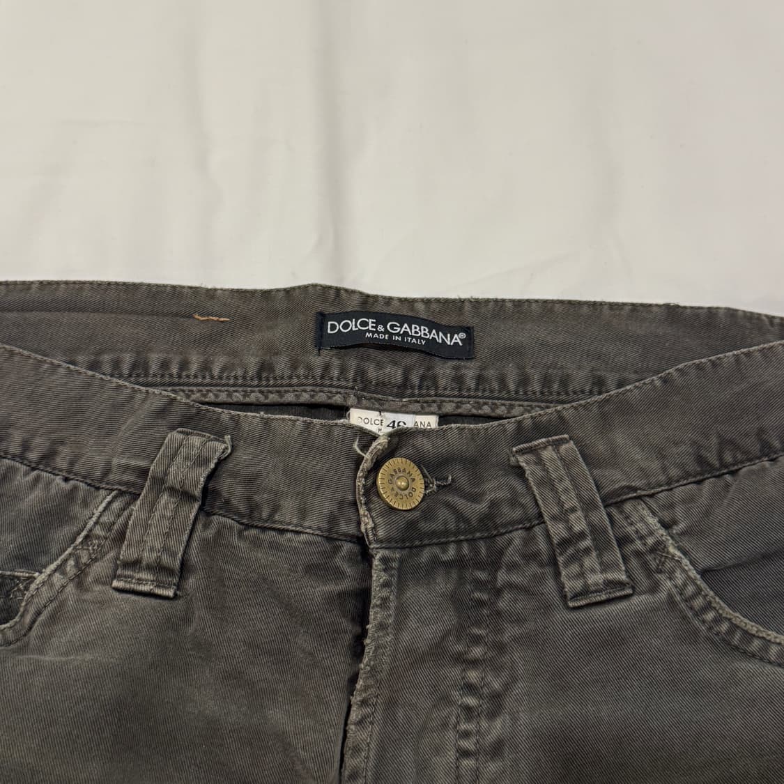 돌체앤가바나 빈티지 코튼 팬츠 46 상품이미지8