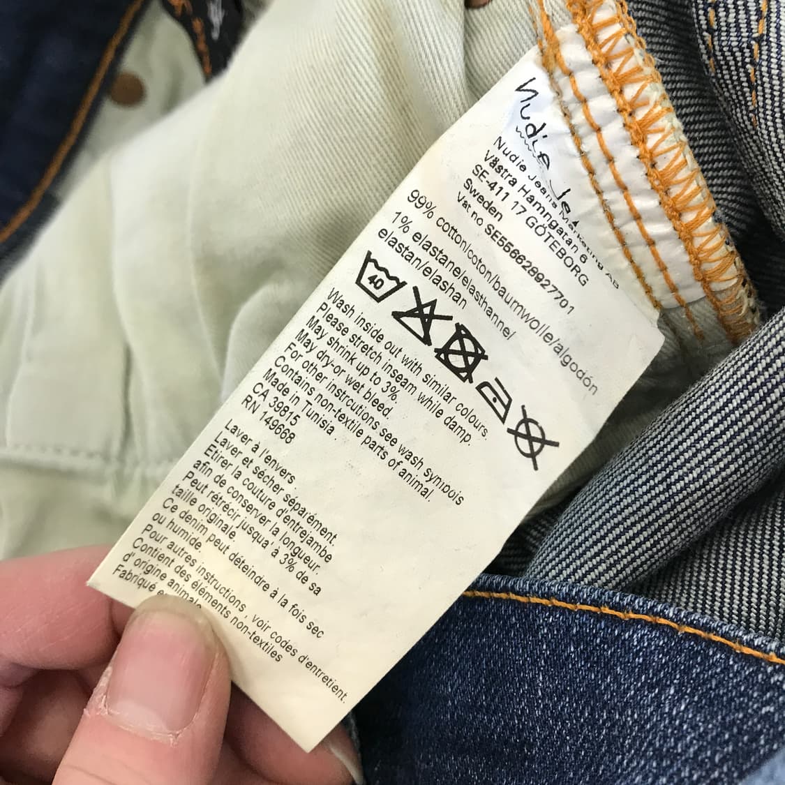 누디진 린딘 SLOW WORN 청바지 [31x32] 상품이미지8