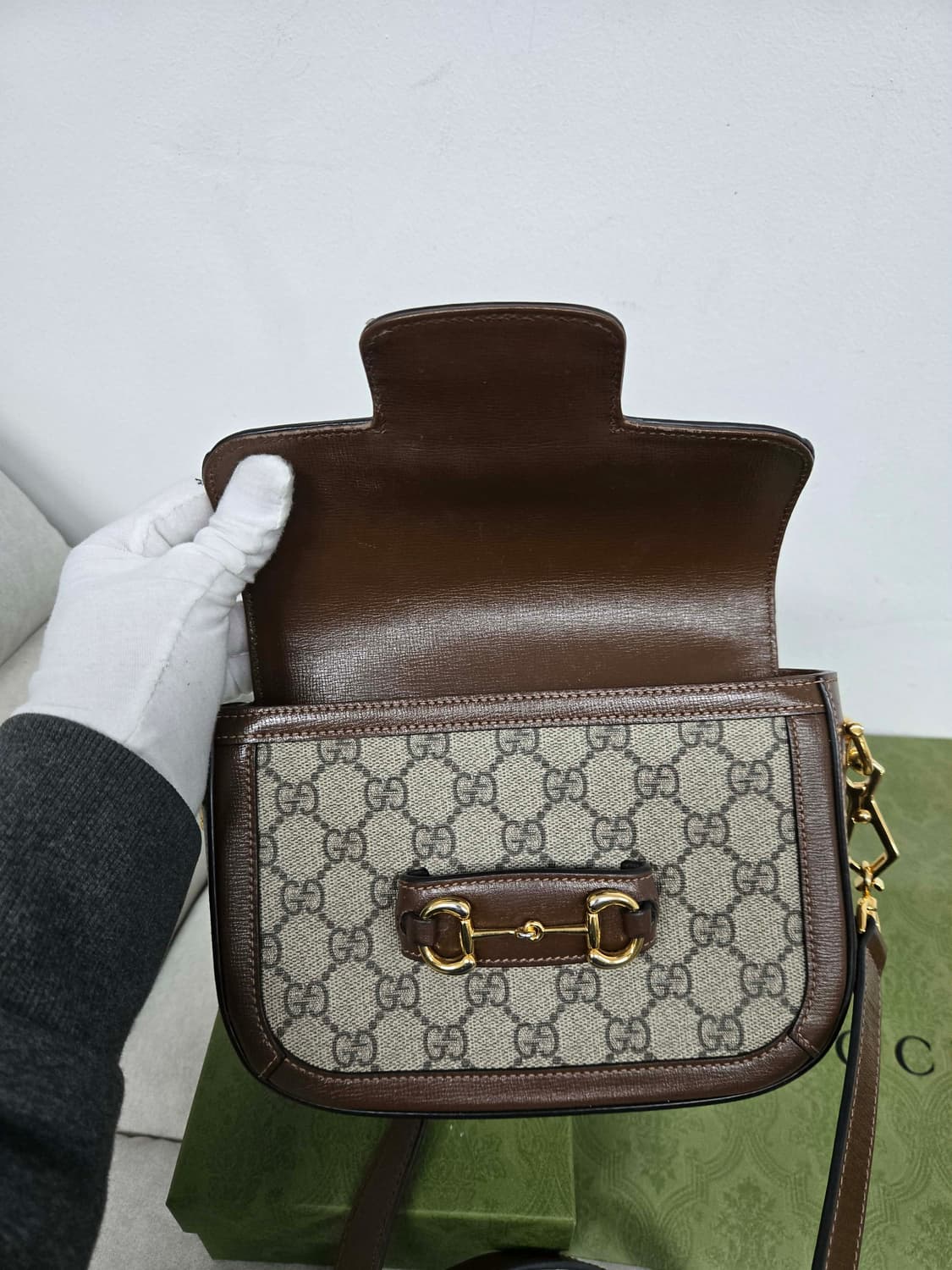 [보증서 정품] 구찌 홀스빗1955 숄더백 상품이미지2