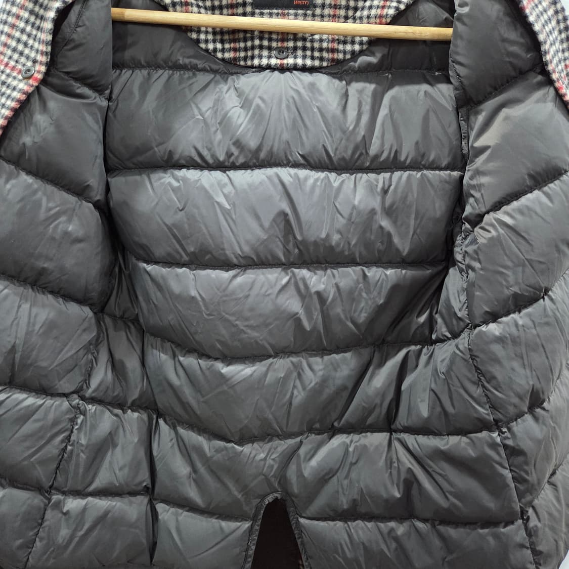 닥스 키즈 퍼카라 패딩 체크코트 140/11Y 상품이미지4