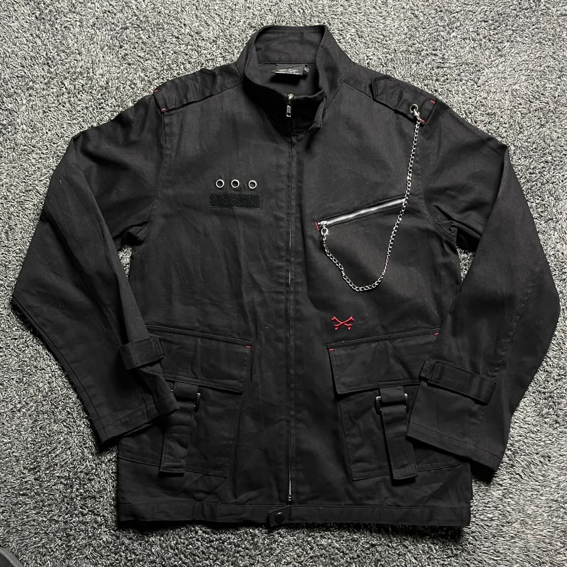 BADGER 체인 디테일 M-65 모티브 자켓 상품이미지1