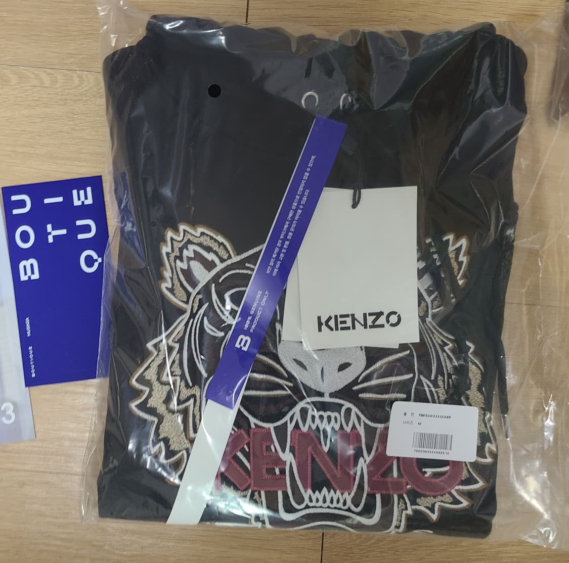 겐조 타이거 자수 후드 블랙 판매합니다. 상품이미지2