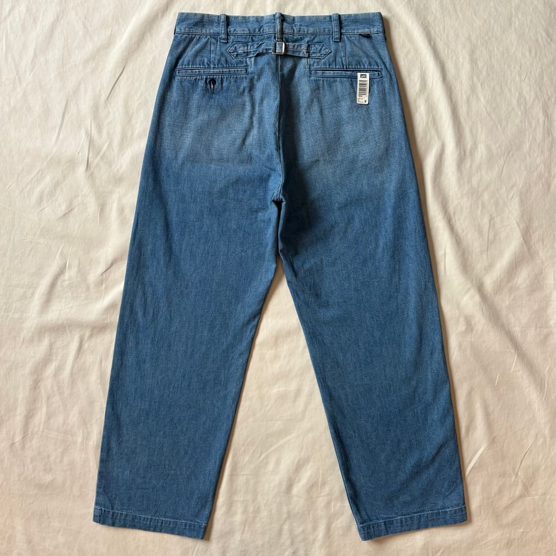 [32] Lee 신치백 세미 와이드 워싱 데님 팬츠 상품이미지8