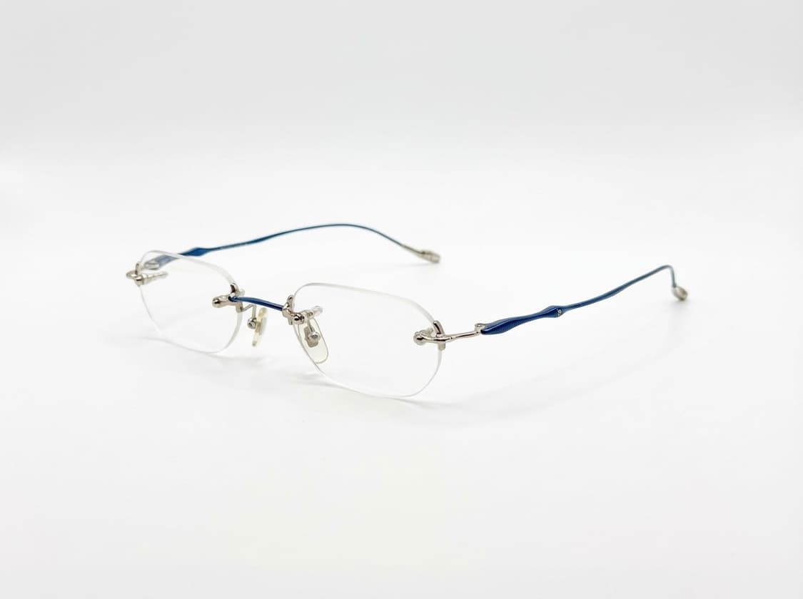 YOSHI MACHIDA 요시마치다 무테 빈티지 안경테 상품이미지2