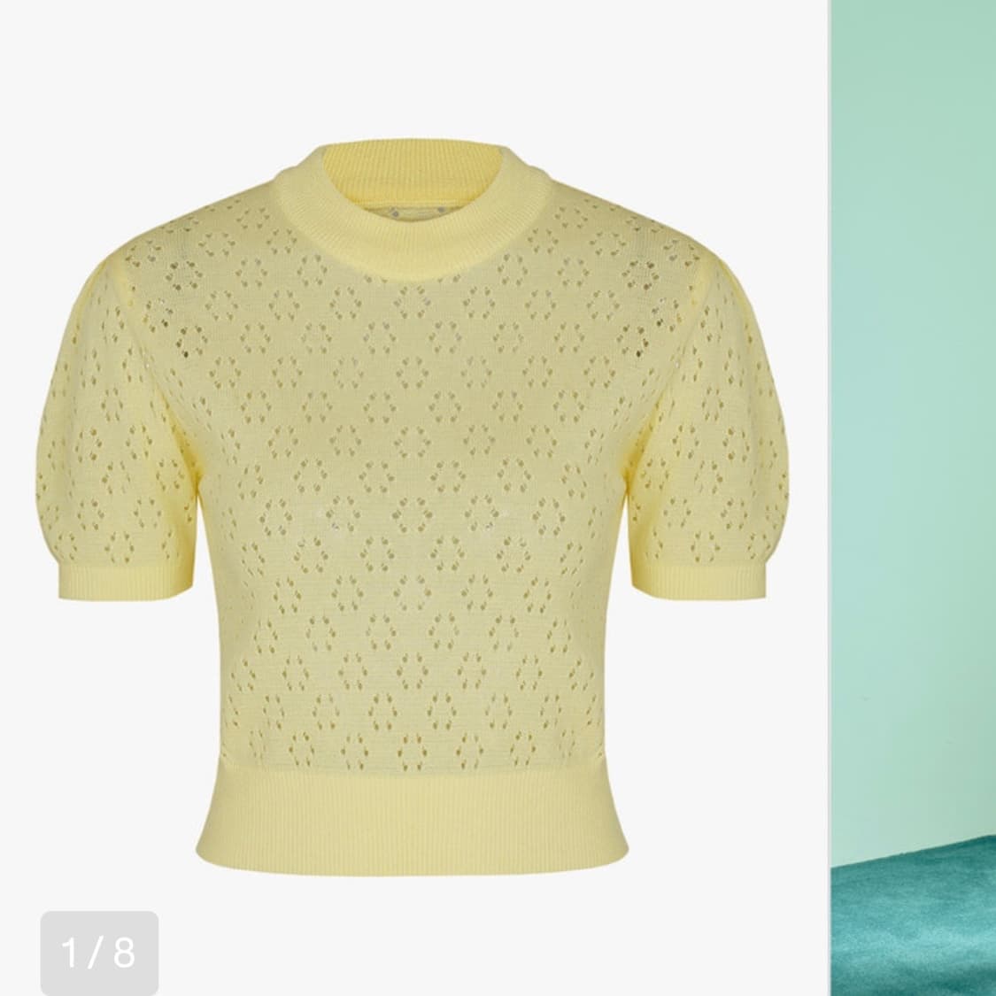 마가린 핑거스 Punching Knit - Yellow 상품이미지1