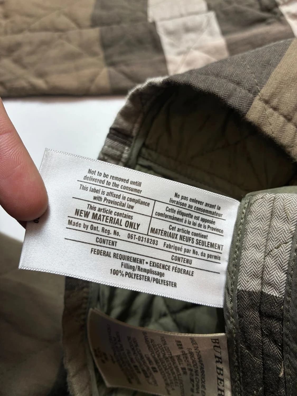 버버리 브릿 퀼티드 플라드 번 투웨이 자켓 PN9115 상품이미지8