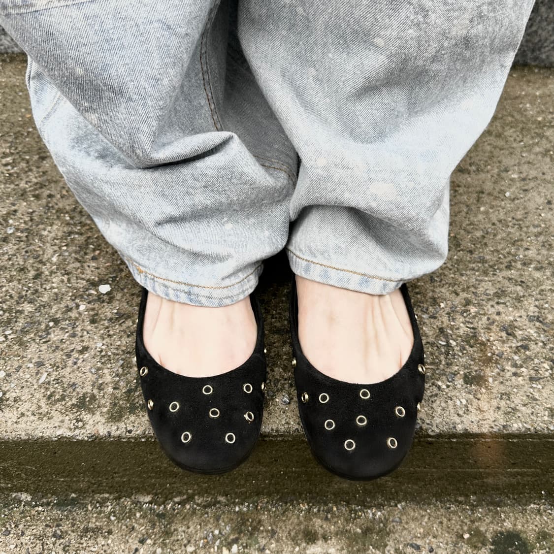 00s 쥬세페 자노티 스웨이드 발레 플랫 상품이미지8