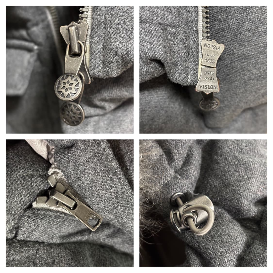 피레넥스 라쿤퍼 다운 패딩S/그레이 상품이미지7