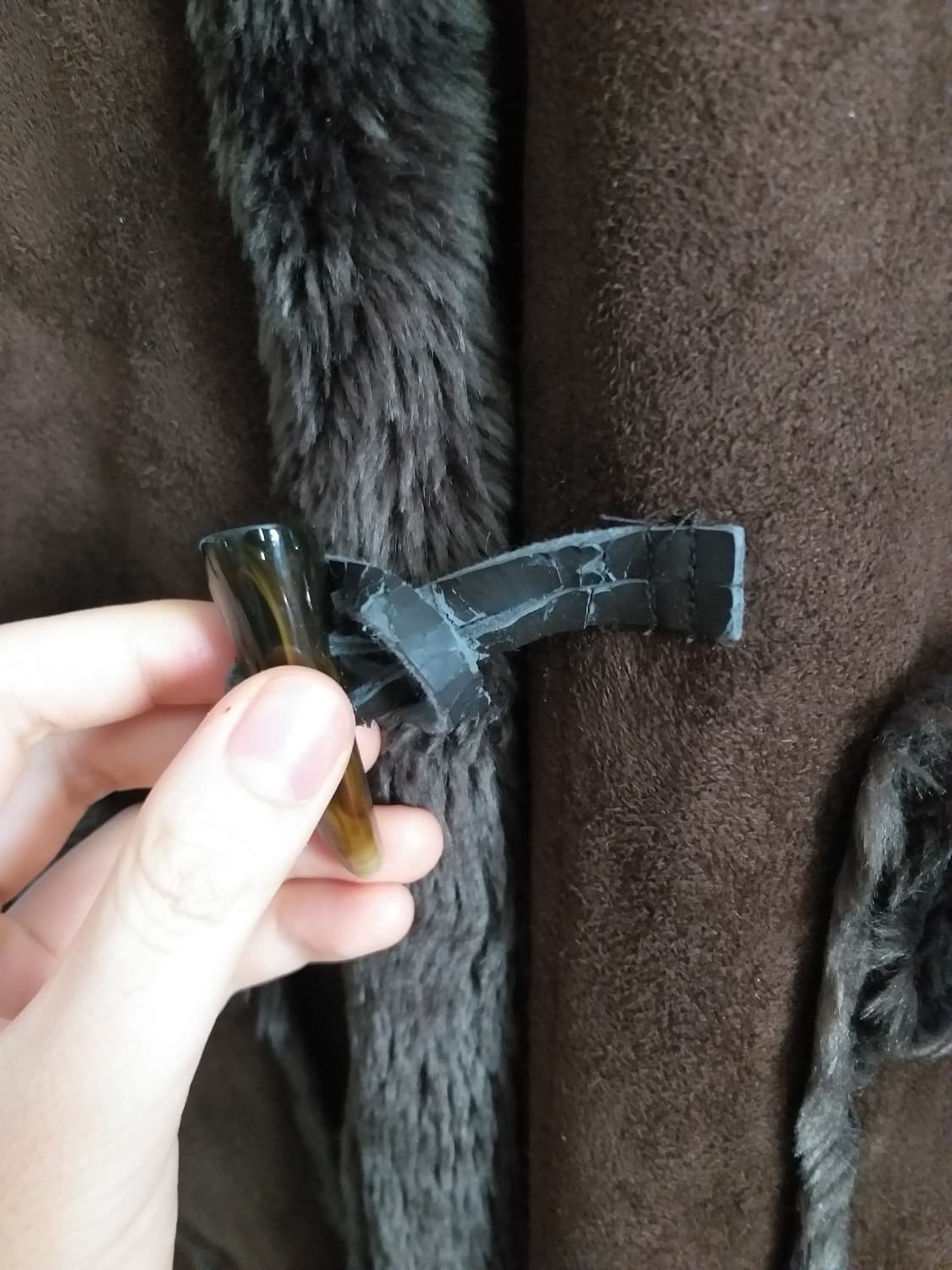 빈티지 퍼코트 라떼오네히메갸루 로맨틱 핀터깔 그런지페어리 긱시크 공겜여주 상품이미지2