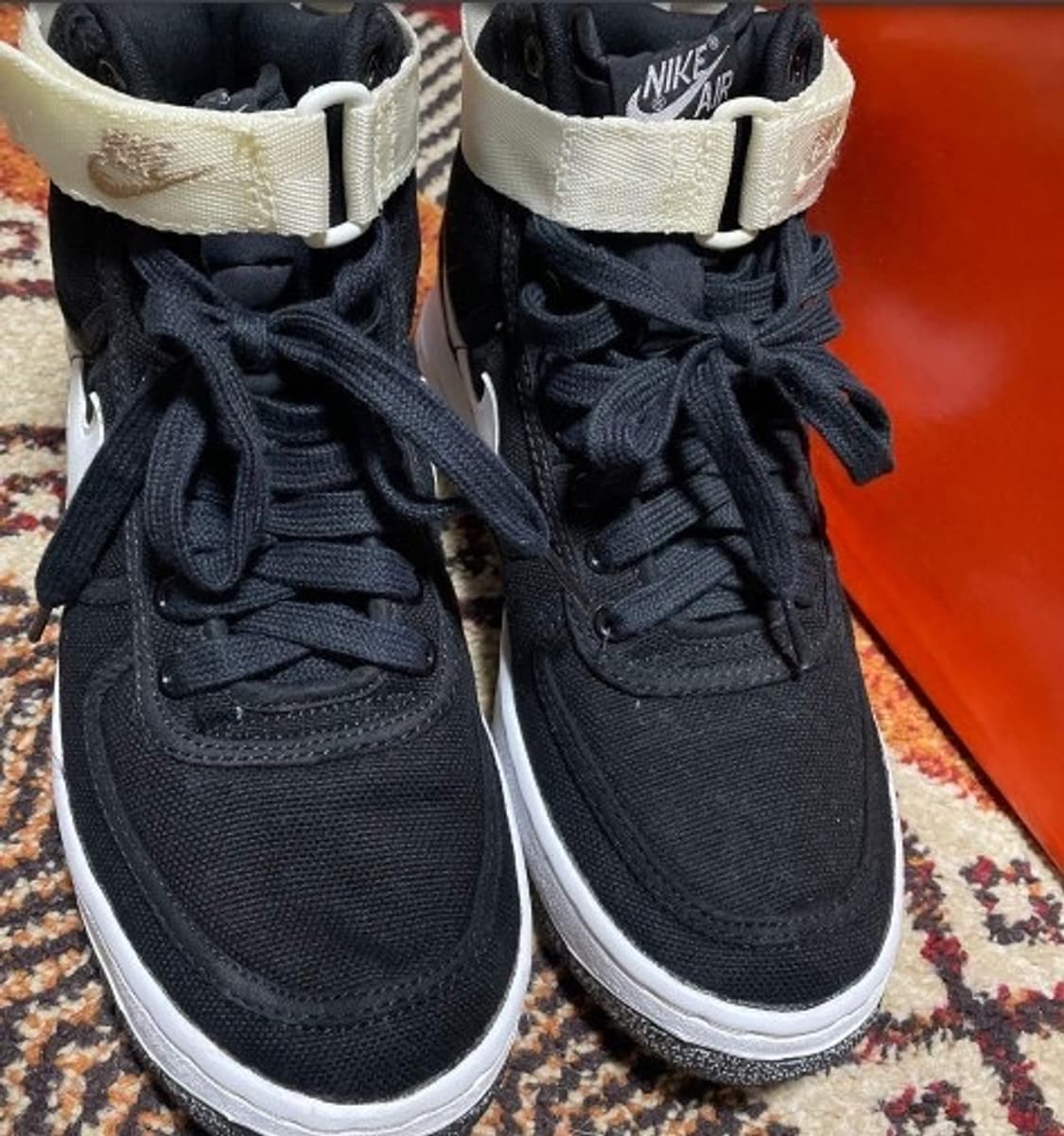 나이키 에어포스1 cvs 검/은 신품 상품이미지6