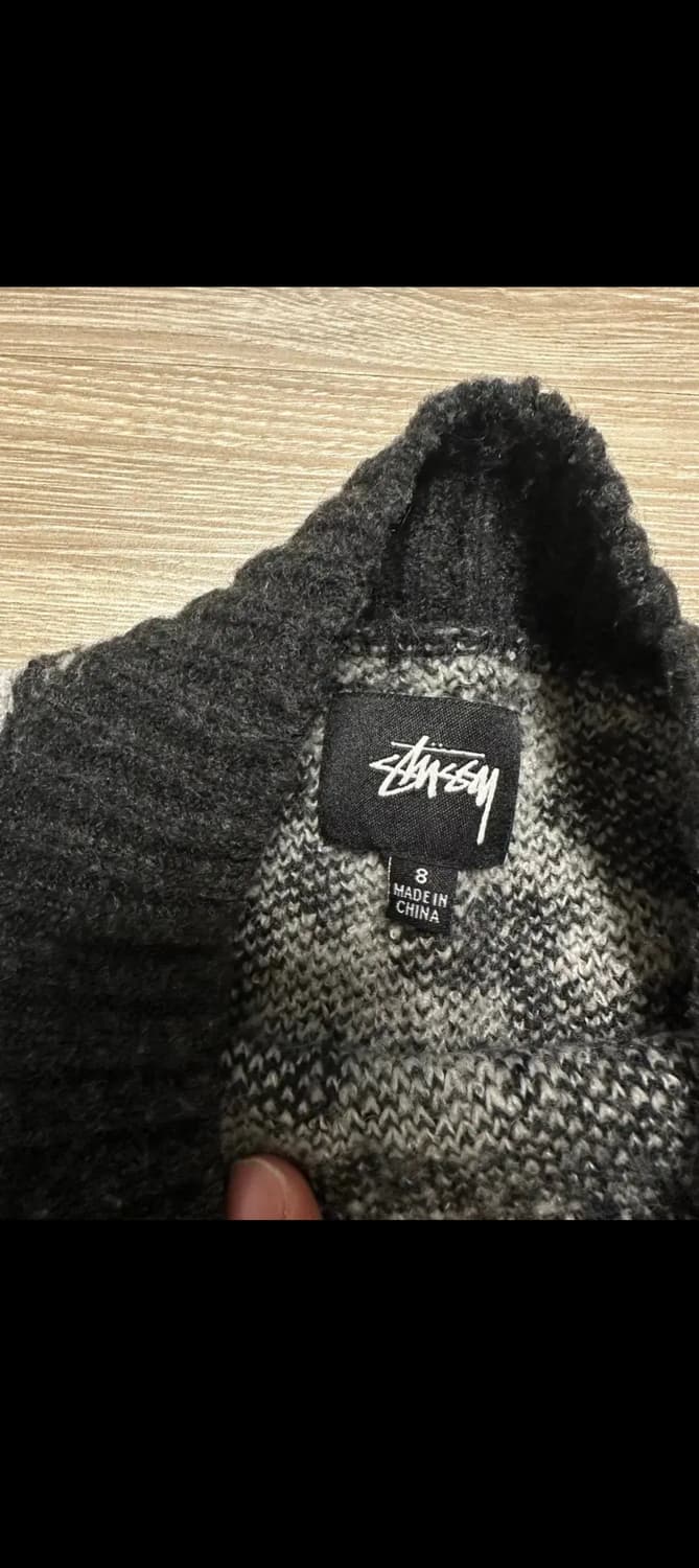 일본판 스투시 레오파드 니트 상품이미지7