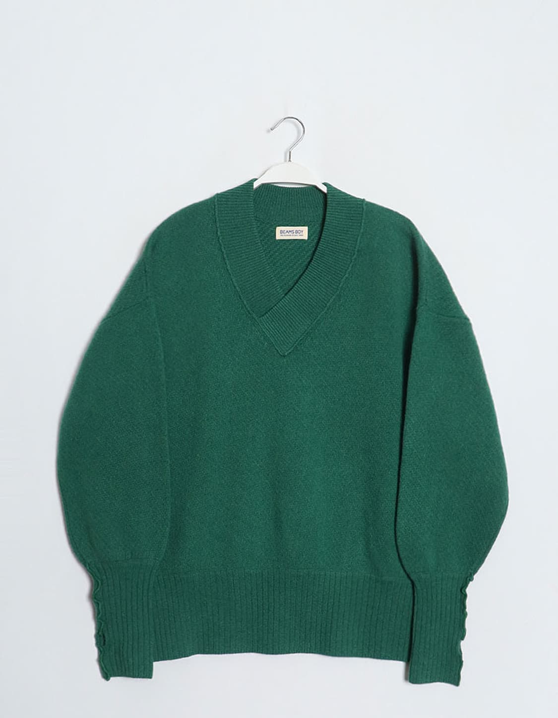 BEAMS BOY Boxy-Fit V-Neck Knit 상품이미지1