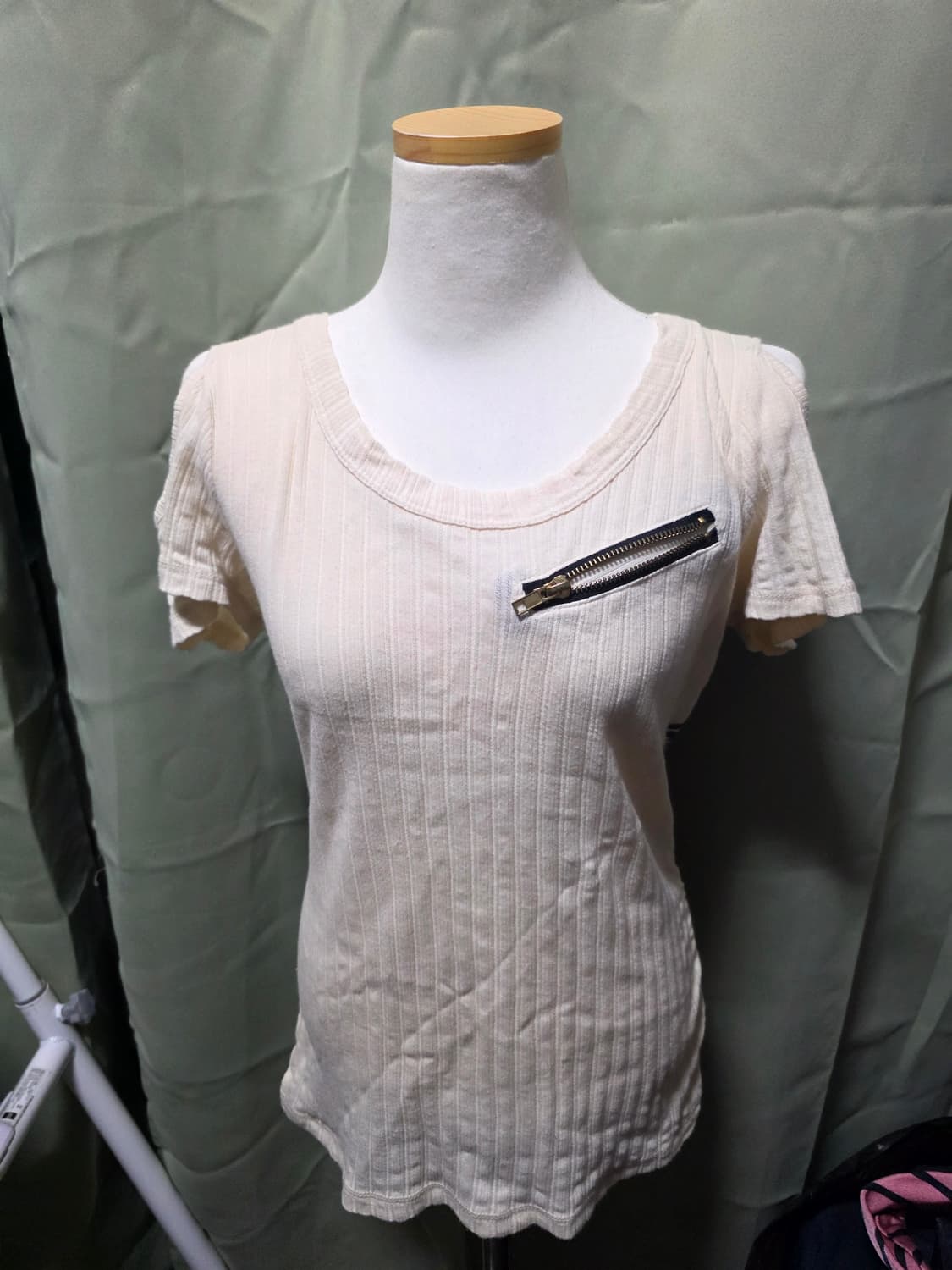 디그딥 어깨 트임 반팔 펑크  상품이미지3