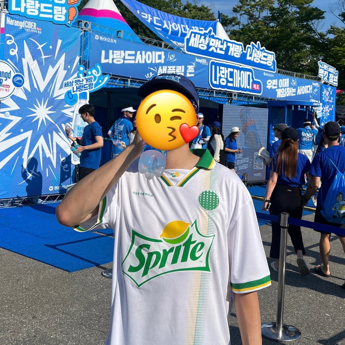 오버더피치x스프라이트 콜라보 오버핏 유니폼 져지 M (105) 상품이미지7