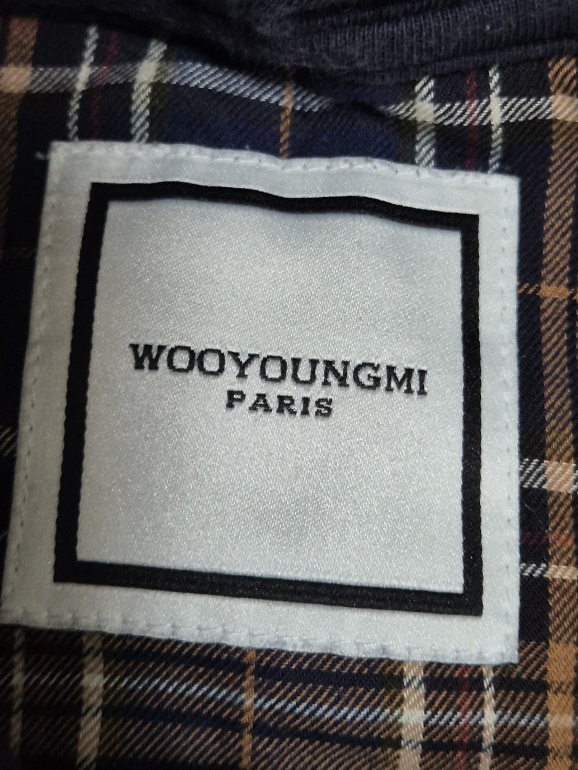 우영미 체크 셔츠 후드티 46 상품이미지3