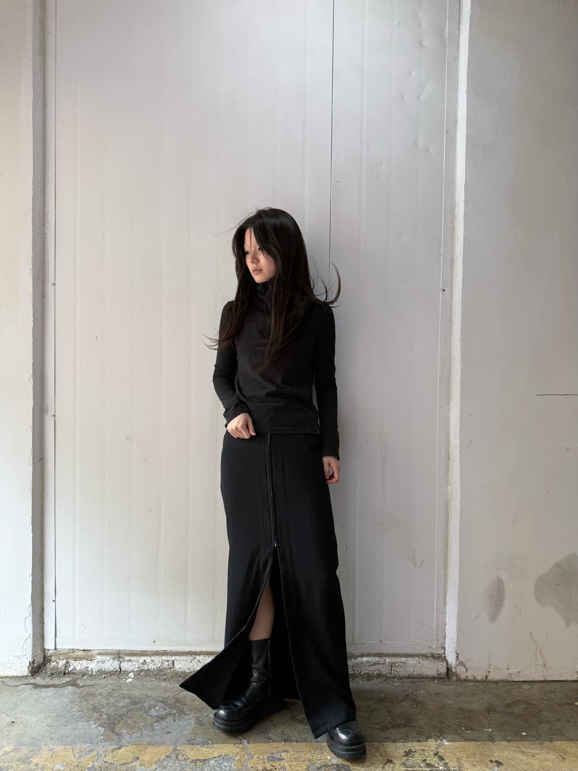 요지야마모토 Y’s 하프집업 롱 슬리브 상품이미지5