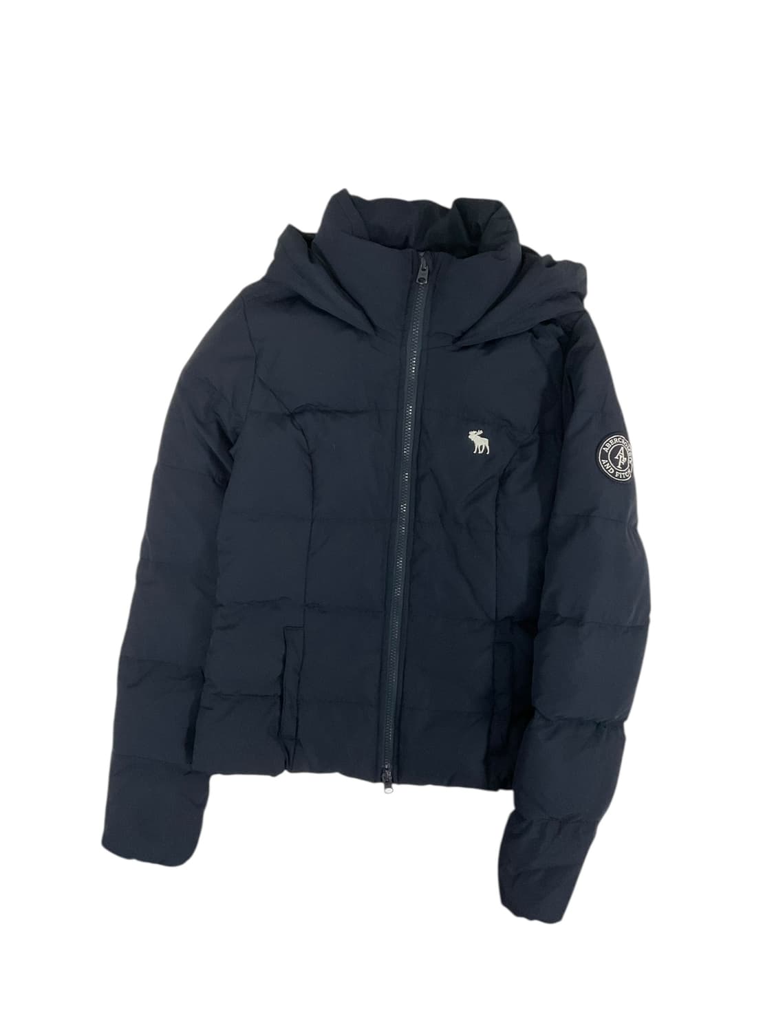 아베크롬비 네이비 숏 패딩 (s) 상품이미지2