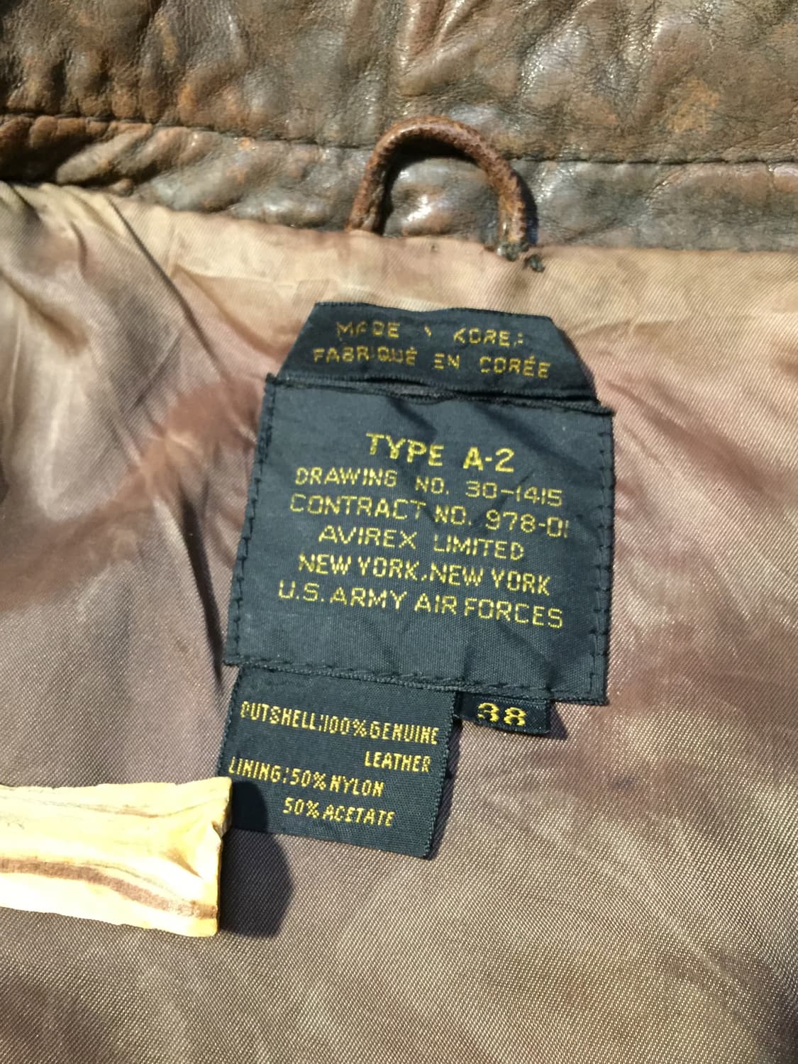 90‘s 아비렉스 a-2 굿 에이징 상품이미지7