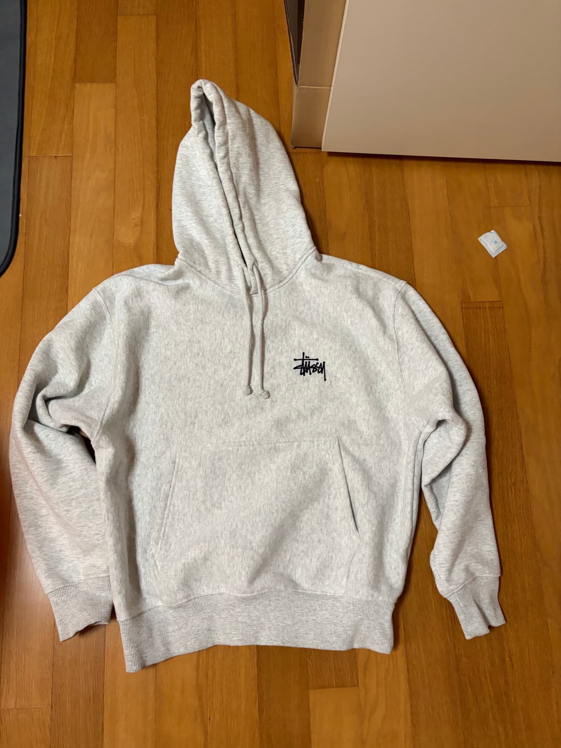 스투시 베이직 후드티 애쉬헤더 상품이미지3