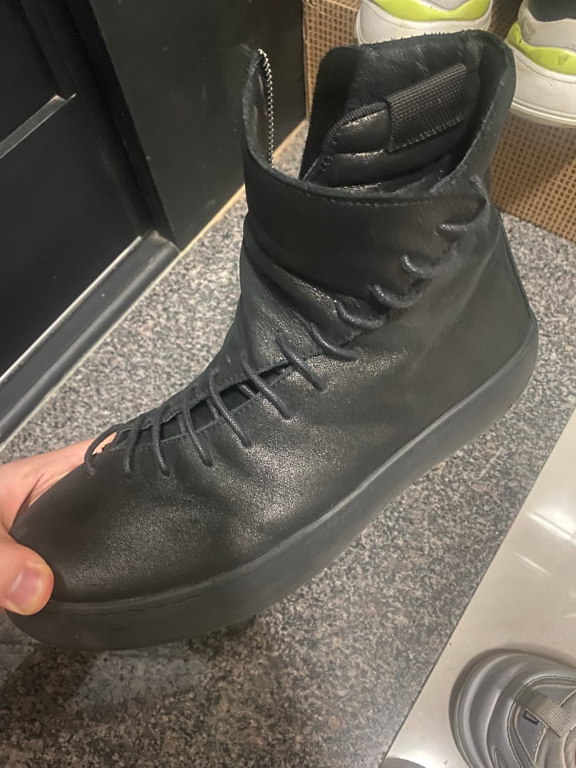 Japanese handmade leather 다크웨어 신발 상품이미지4