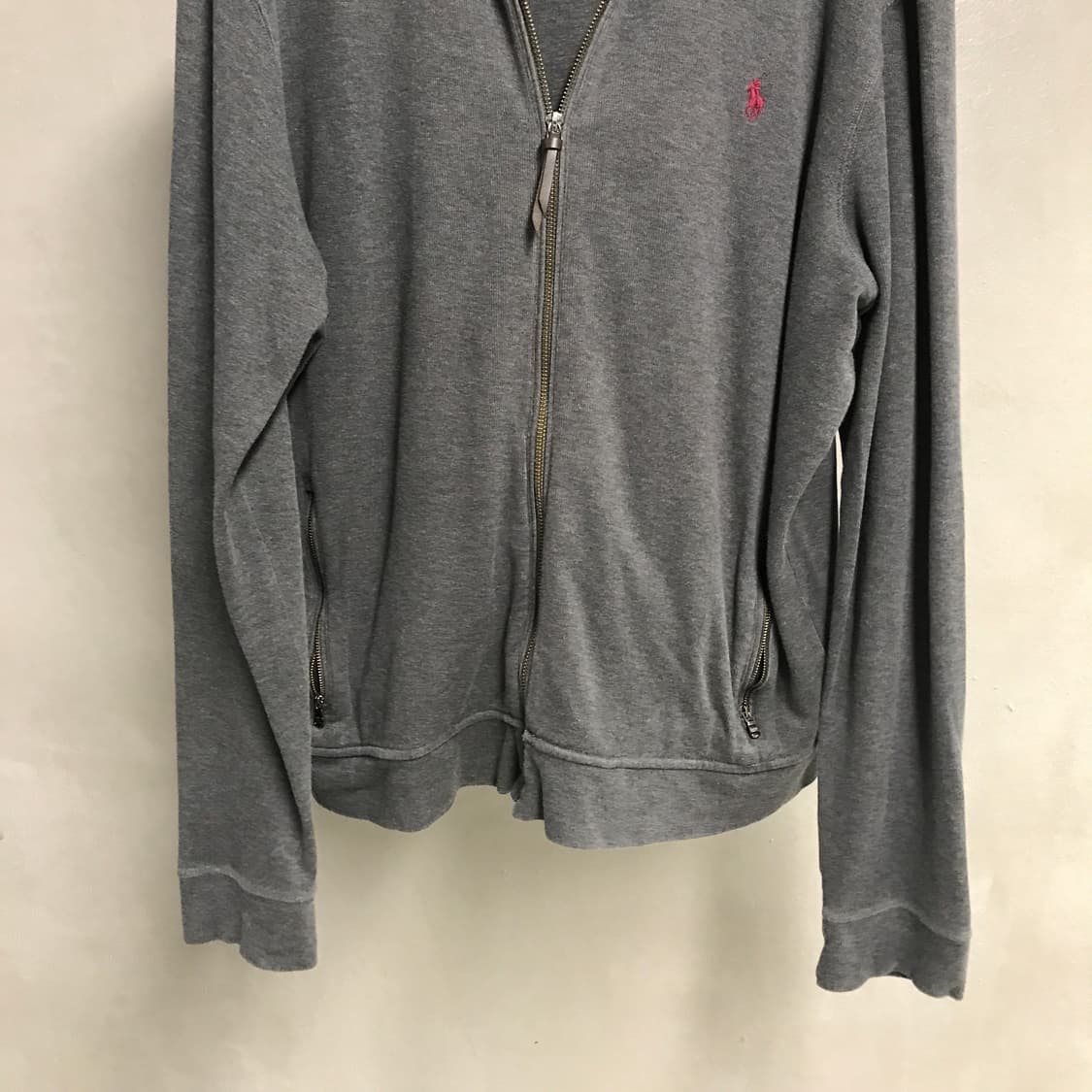 폴로 랄프로렌 니트 집업 그레이 L 상품이미지3