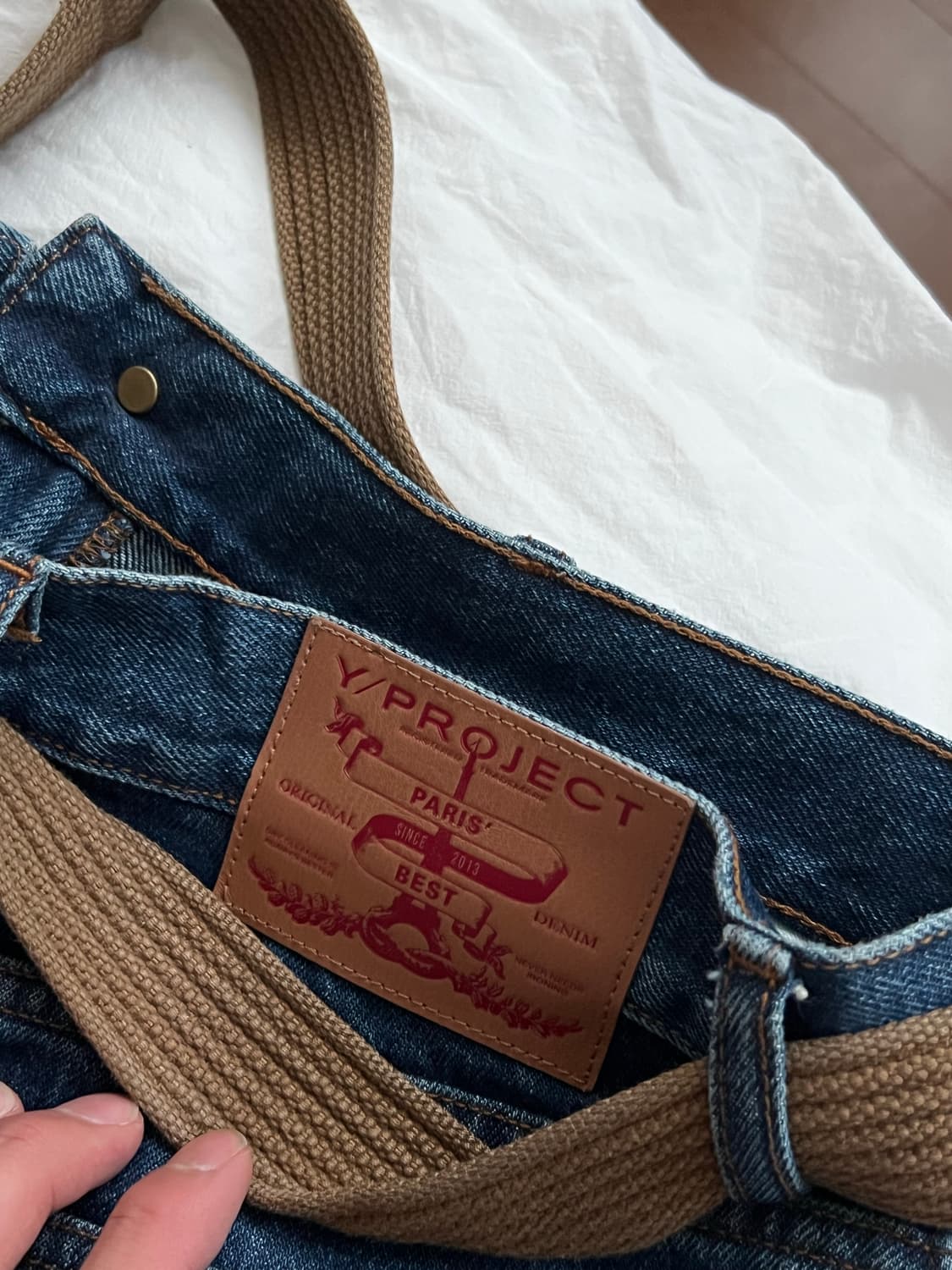 와이프로젝트 클래식 패널 데님진 상품이미지2