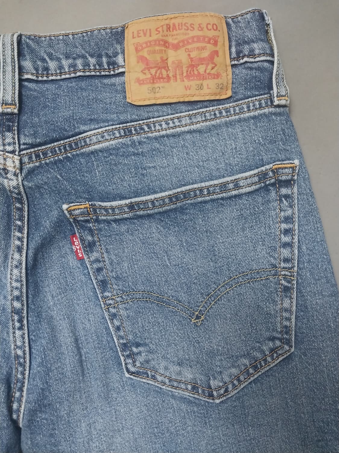 [30] 리바이스 502 면 레이온혼방 레귤러 테이퍼드진 청바지 상품이미지9