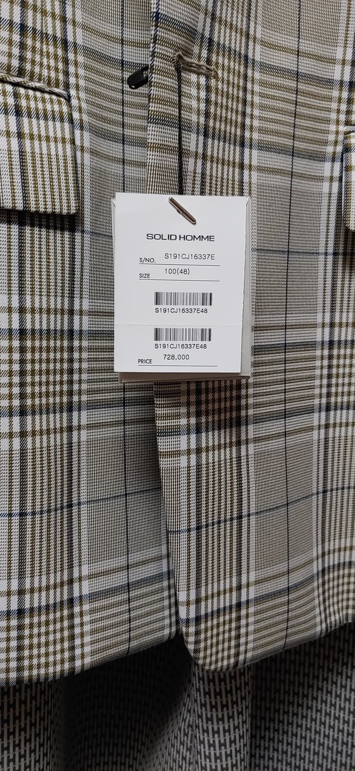 솔리드옴므 컬렉션 오버핏자켓  팝니다 상품이미지6