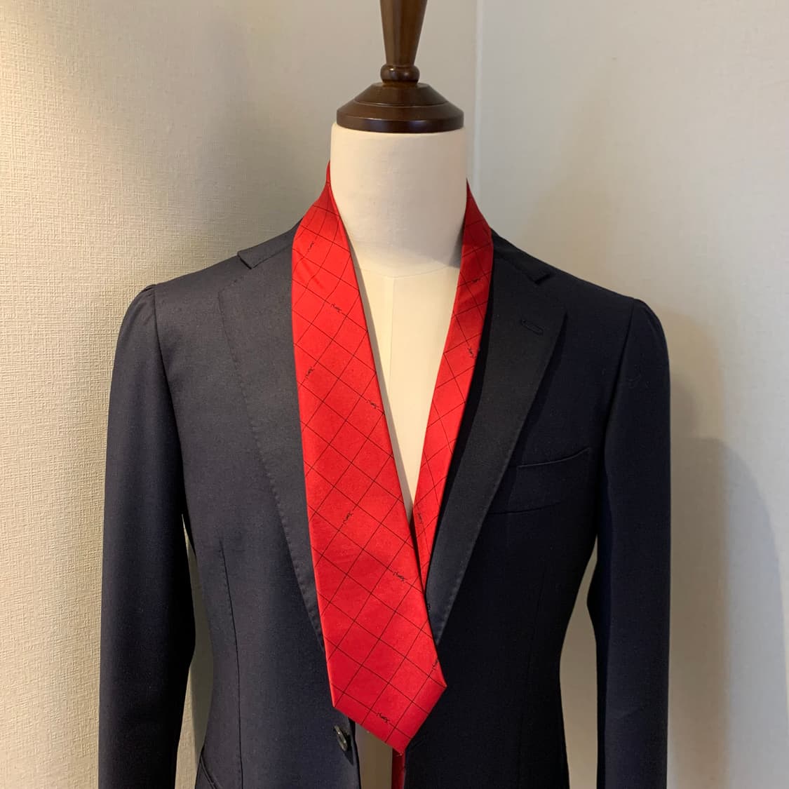 입생로랑(YSL) 모노그램 로고플레이 명품 실크넥타이 A+등급 상품이미지1