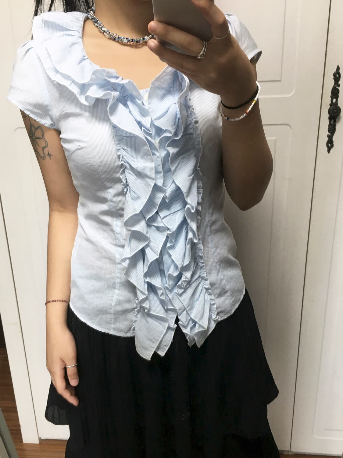 Frill blouse 상품이미지1