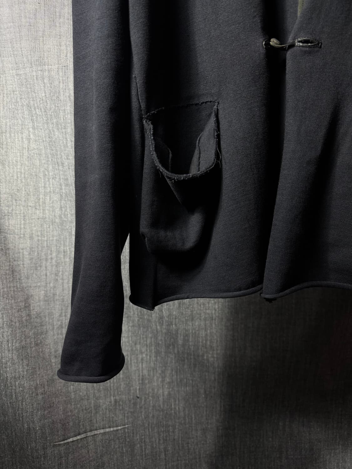 MA+ Leather detail cardigan 상품이미지5