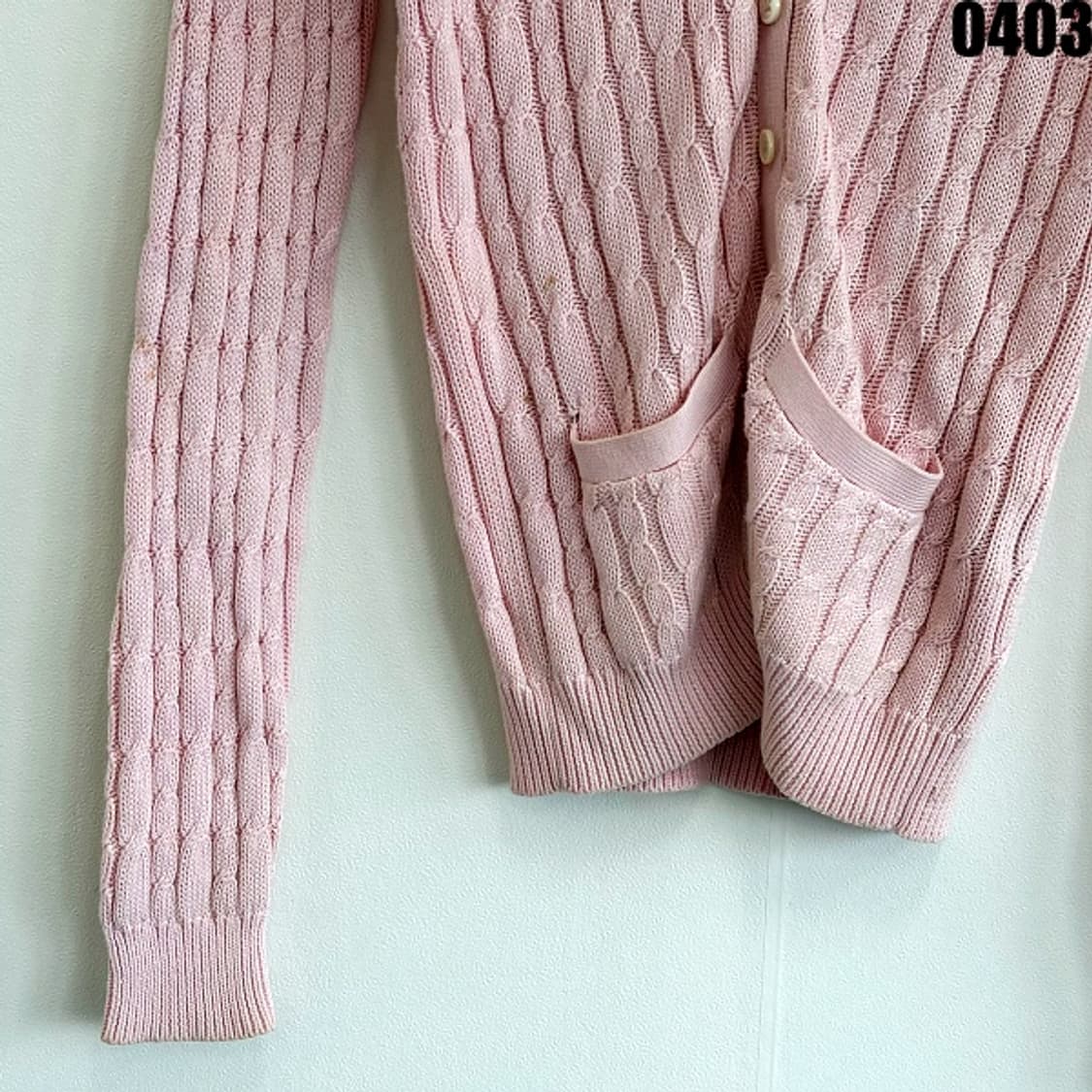 폴로 랄프로렌 스포츠 라인의 케이블 니트 가디건 S 0403 상품이미지3