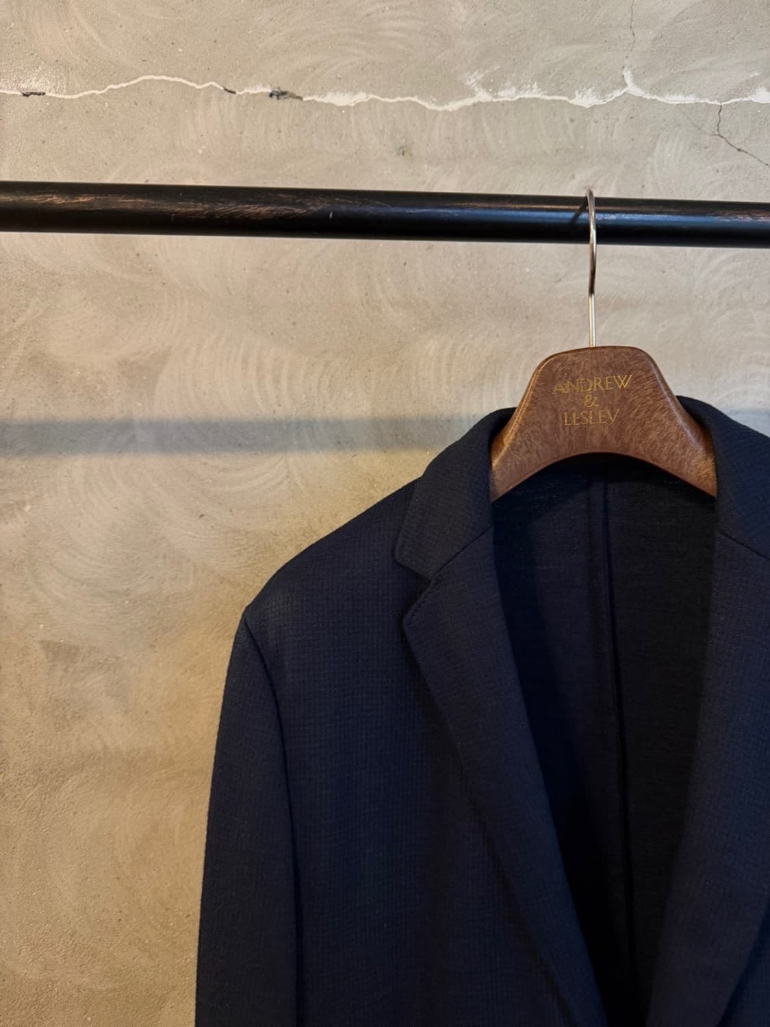 망고 플란넬 저지 패브릭 테일러드 자켓 100 상품이미지2