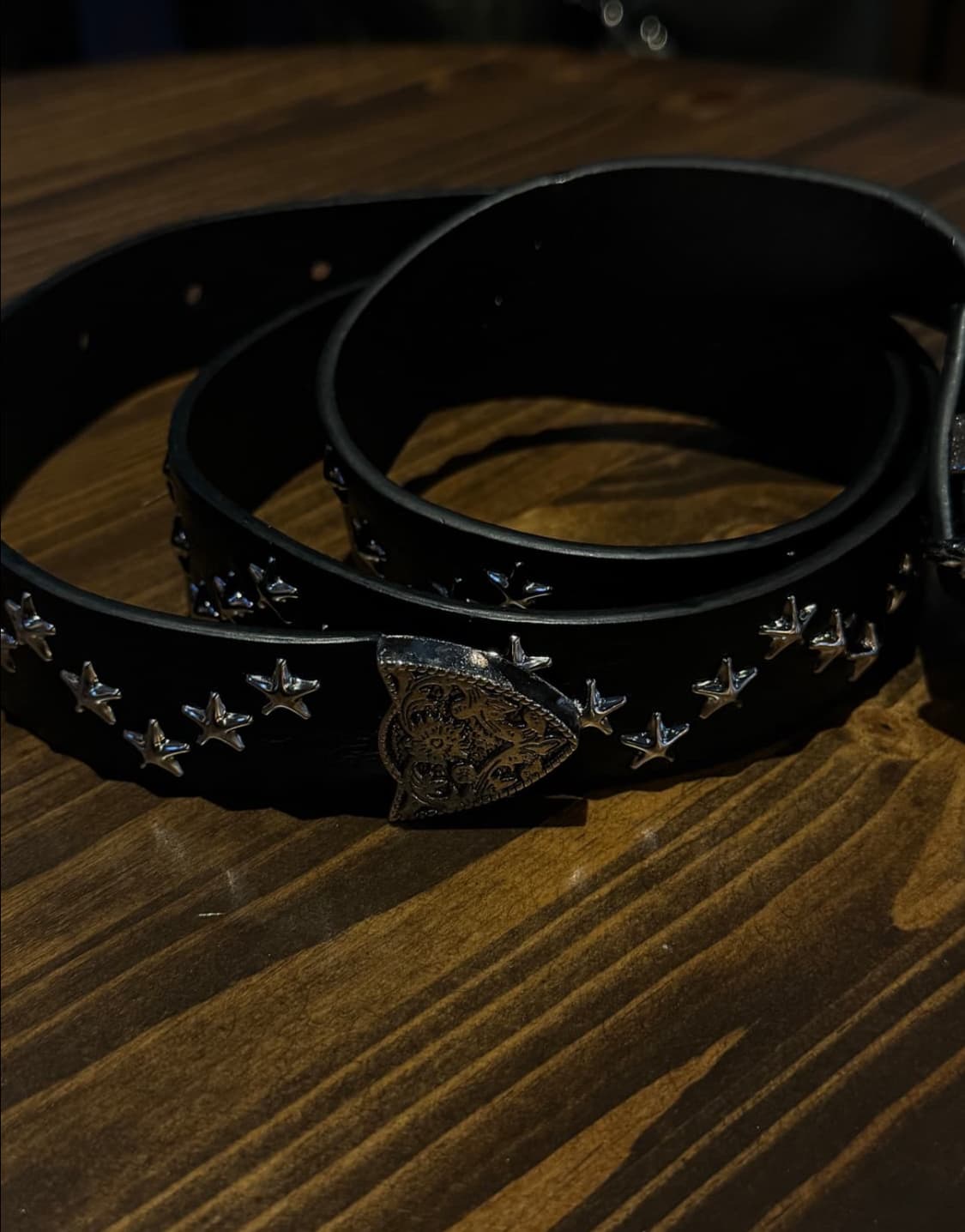 빈티지 웨스턴 별 벨트 새상품 상품이미지2