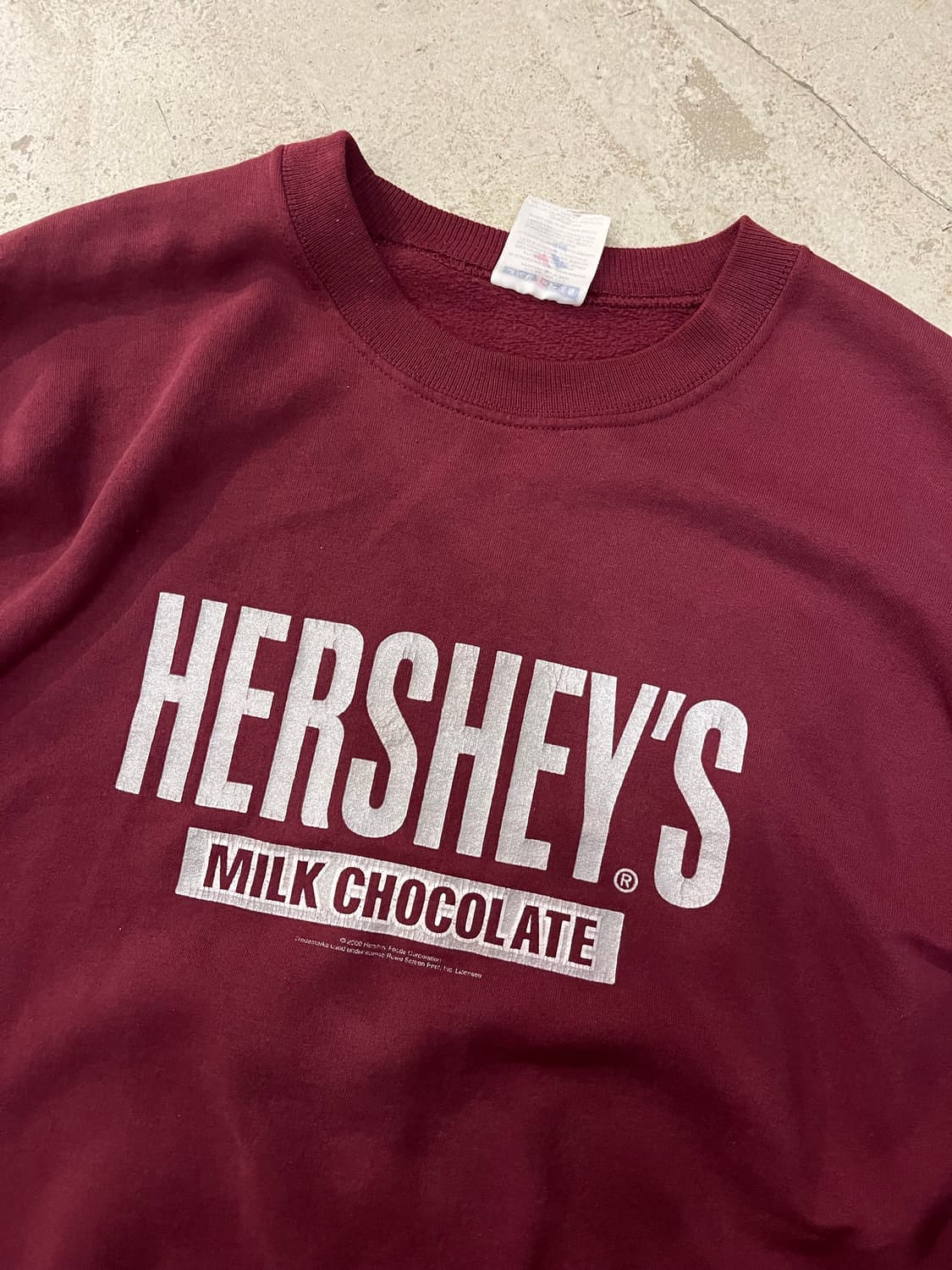 빈티지 00s 져지스 허쉬초콜릿 스웻 상품이미지2