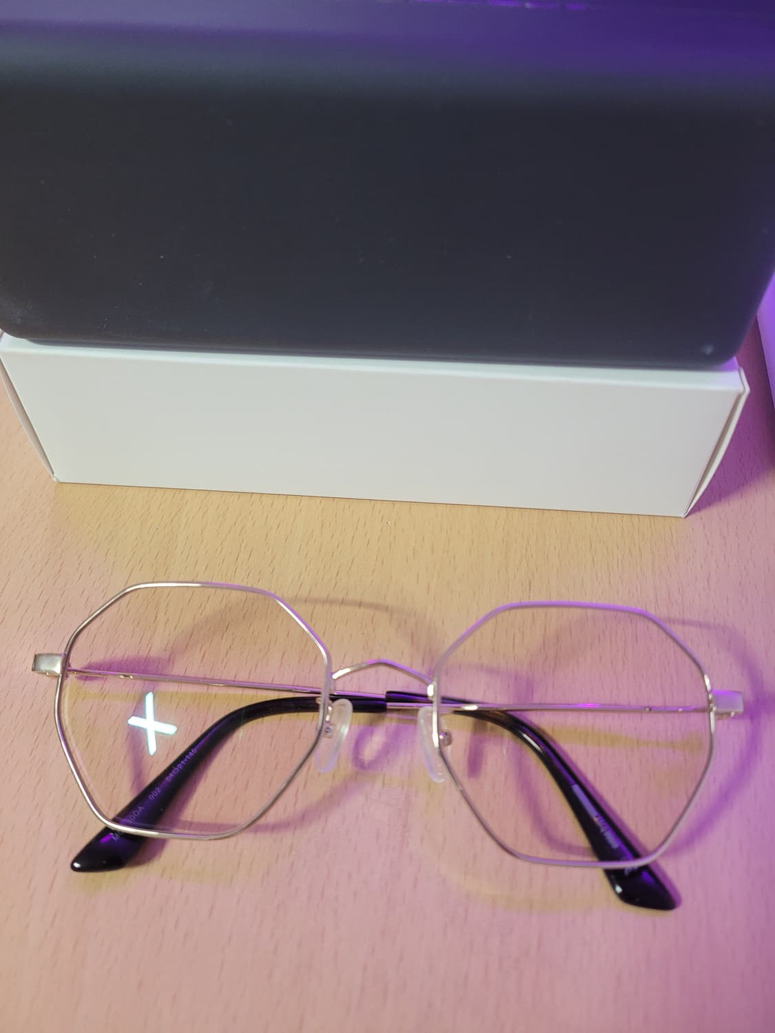 알렉산더 맥퀸 금테 안경테 MQ0230OA 002 브라운 틴트) 민트급 상품이미지2