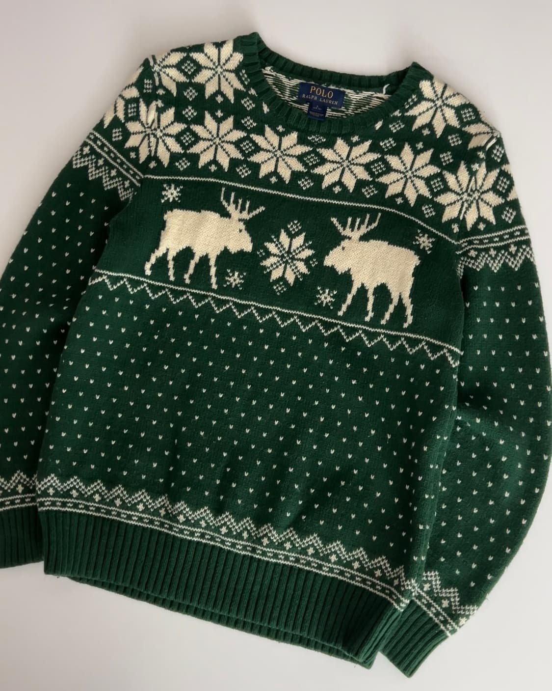 폴로 랄프로렌 보이즈 노르딕 패턴 니트 L (14-16) 상품이미지3