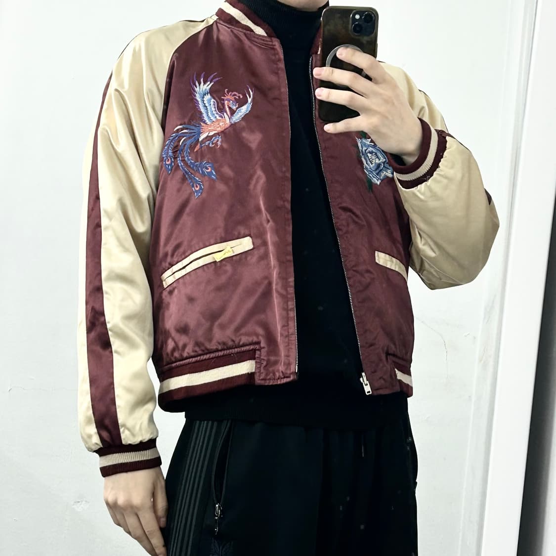 호시히메 리버시블 자수 스카쟌 자켓 상품이미지6