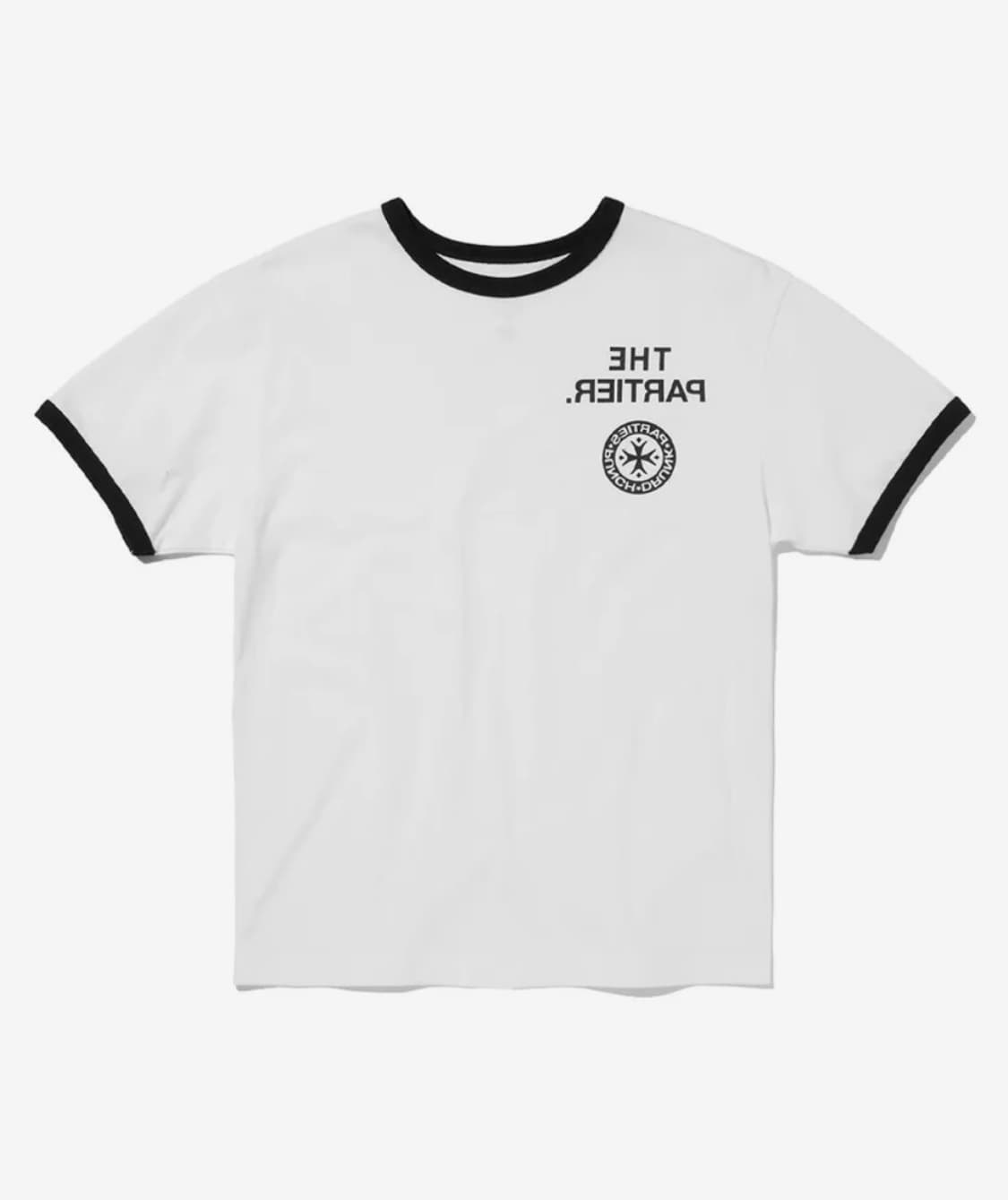 펀치드렁크파티즈 링거티 The Partier Ringer Tee (WHI 상품이미지1
