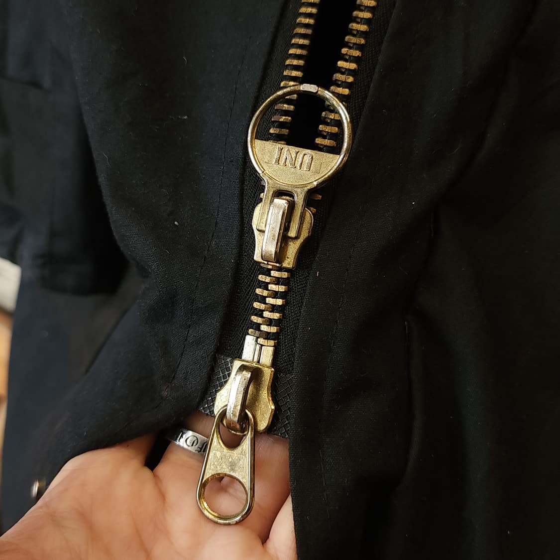 90s 잉글랜드 컨트리 왁스자켓 스톡맨 케이프 왁스코트 레인코트 xl 상품이미지7