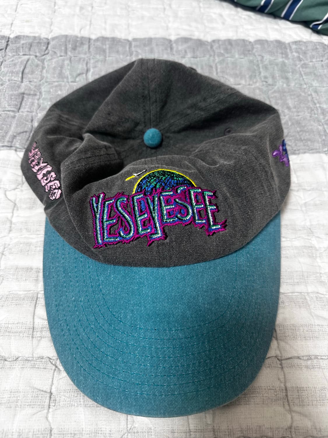 YESEYESEE 예스아이씨 일자챙 볼캡 빈티지캡 패널캡 상품이미지1