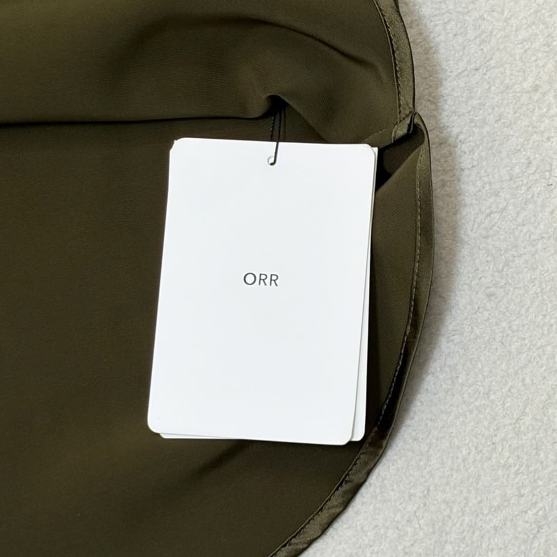 (새상품) ORR 100% 실크 새틴 블라우스 S 상품이미지2