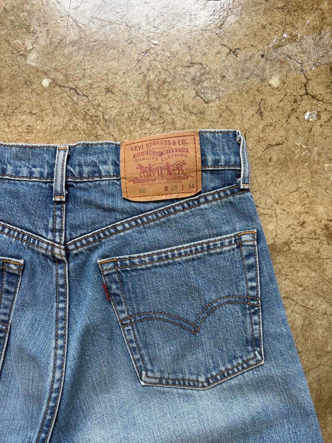 90s 96년 생산 리바이스 512 데님 상품이미지4
