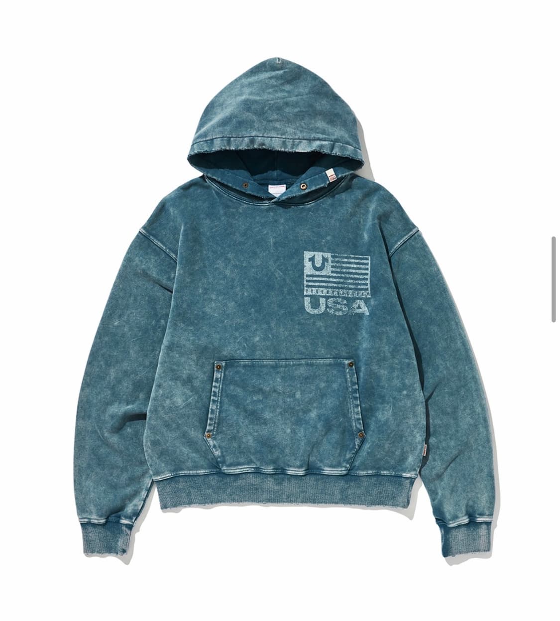 트루릴리젼 후드티 안티스모그 인디고 상품이미지2