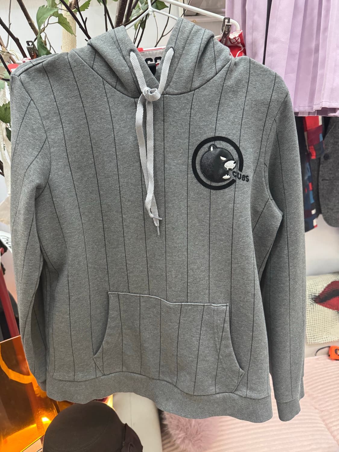 MLB 엠엘비 컵스 스트라이프 후드 상품이미지8