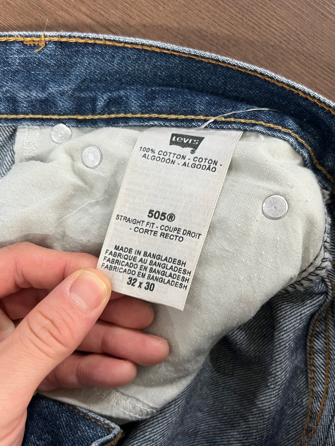 00s Levis 리바이스 505 스트레이트 핏 데님 팬츠 상품이미지7