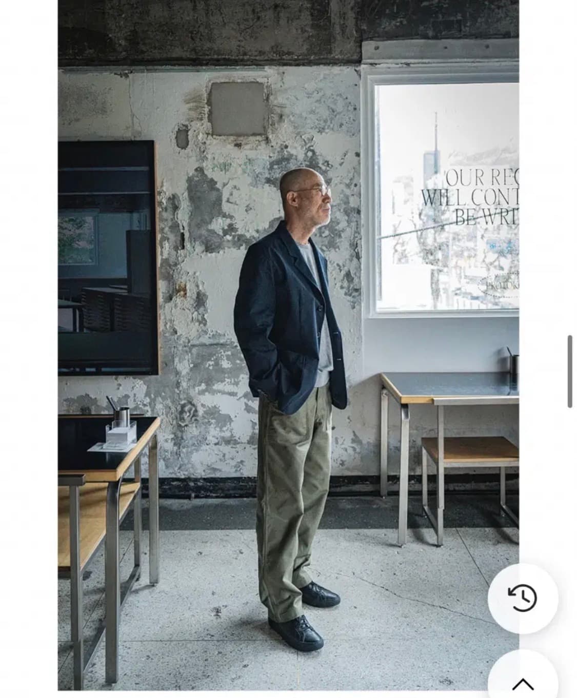 [SEW]코튼 스포츠 자켓(네이비) 상품이미지2