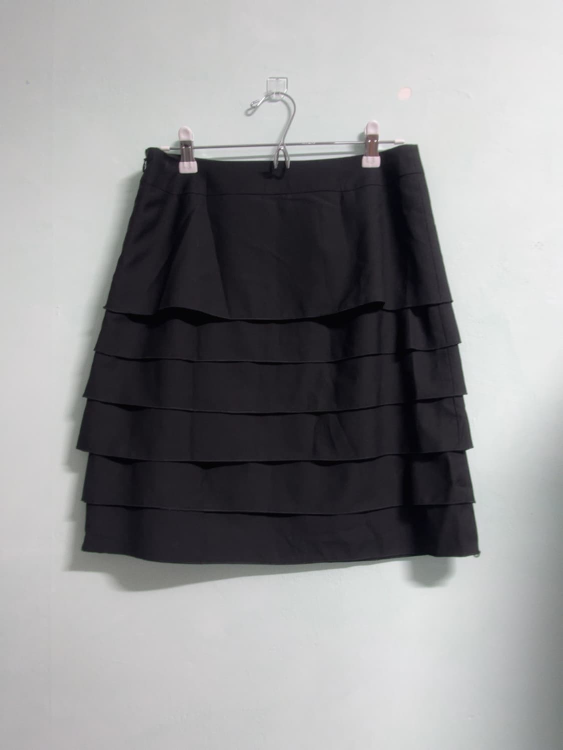Atsuro tayama 아츠로타야마 블랙 티어드 스커트 상품이미지2
